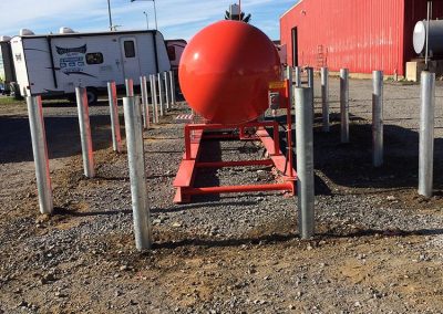 Clôture de citerne et installation de poteau à Mirabel | Clôture Laval