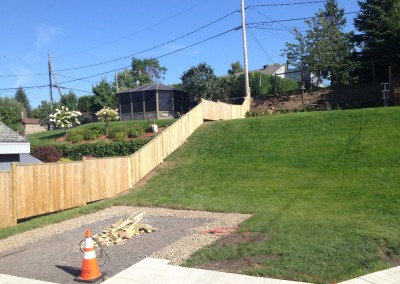 Clôture en cèdre à Boisbriand sur la rive-nord de Montréal | Clôture Laval